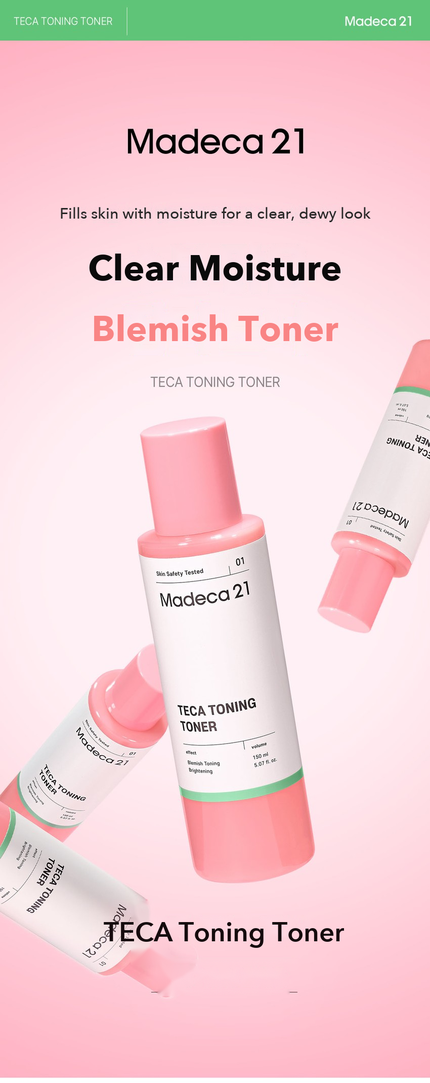 Madeca21 TECA Toning Toner 150ml detail 01