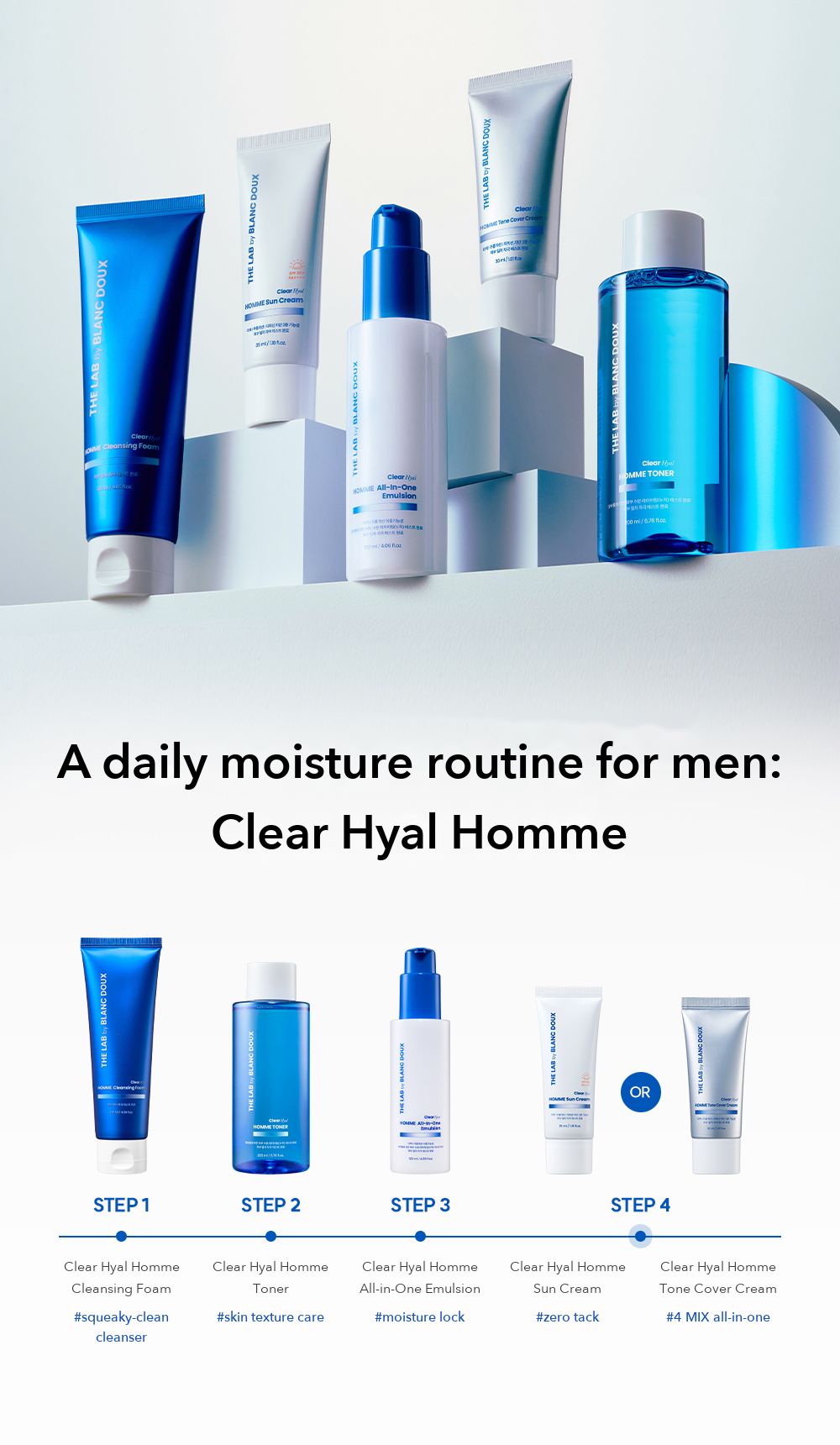THE LAB by BLANC DOUX Clear Hyal Homme Sun Cream detail 9