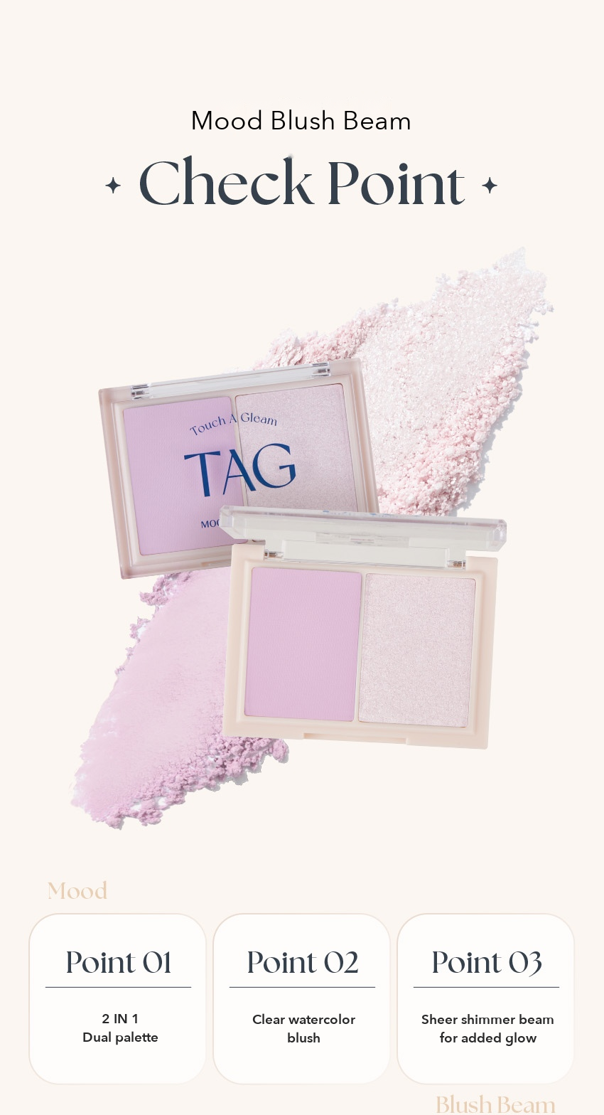 TAG Mood Blush Beam No.3 Pure Lavender detail 2