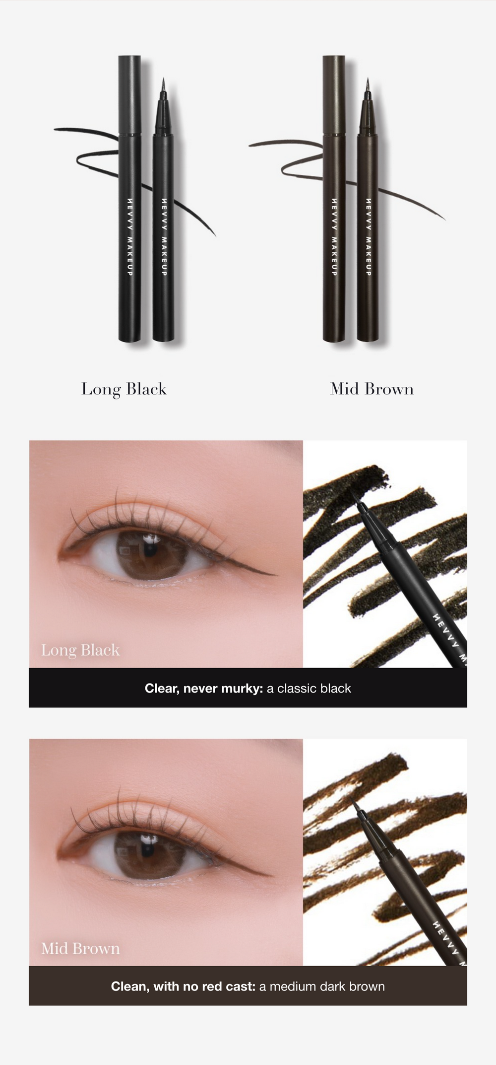 HEVVY MAKEUP Define Eyes Pen Liner detail 07