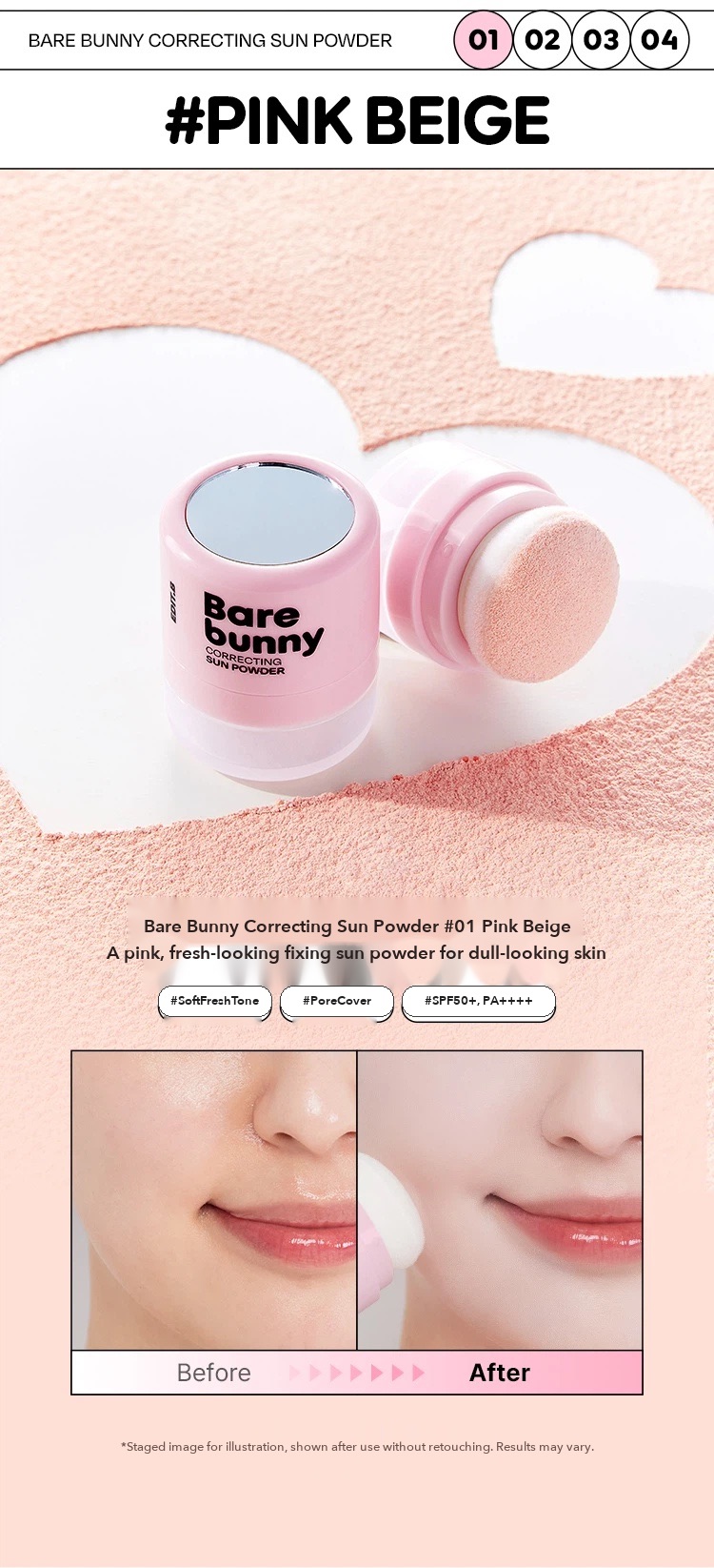 EDIT.B Bare Bunny Correcting Sun Powder detail 006
