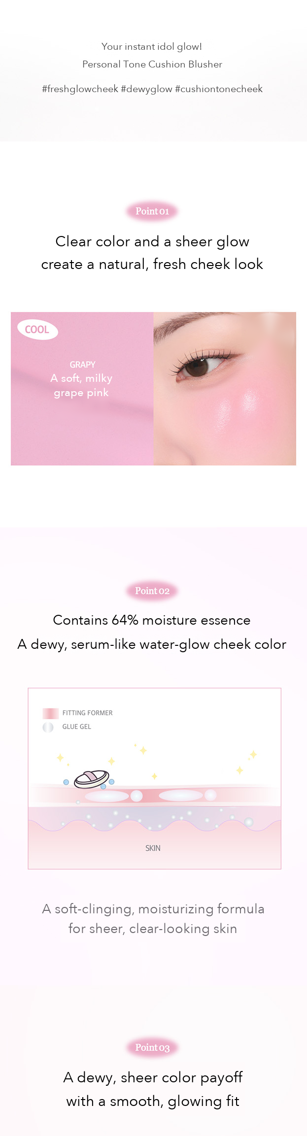 IPKN Tone Cushion Blusher Grapy detail 02