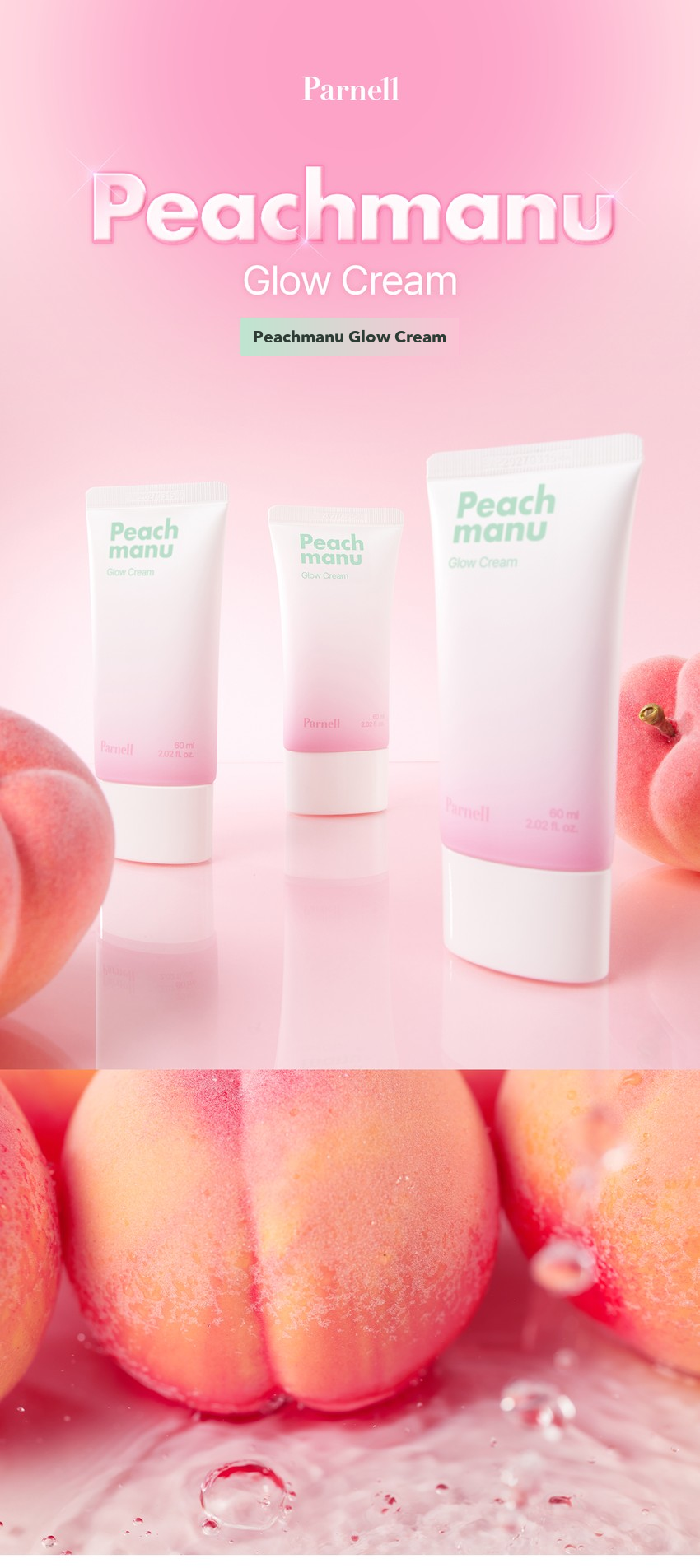PARNELL Peachmanu Glow Cream detail 01