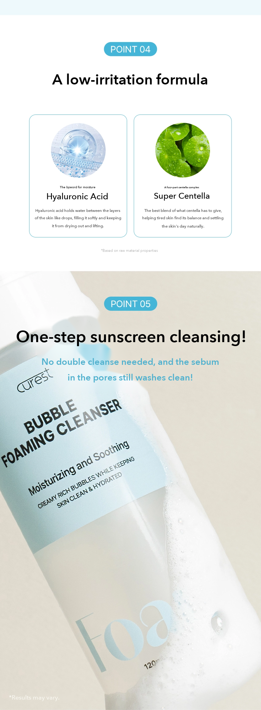 CUREST Bubble Foaming Cleanser detail 7