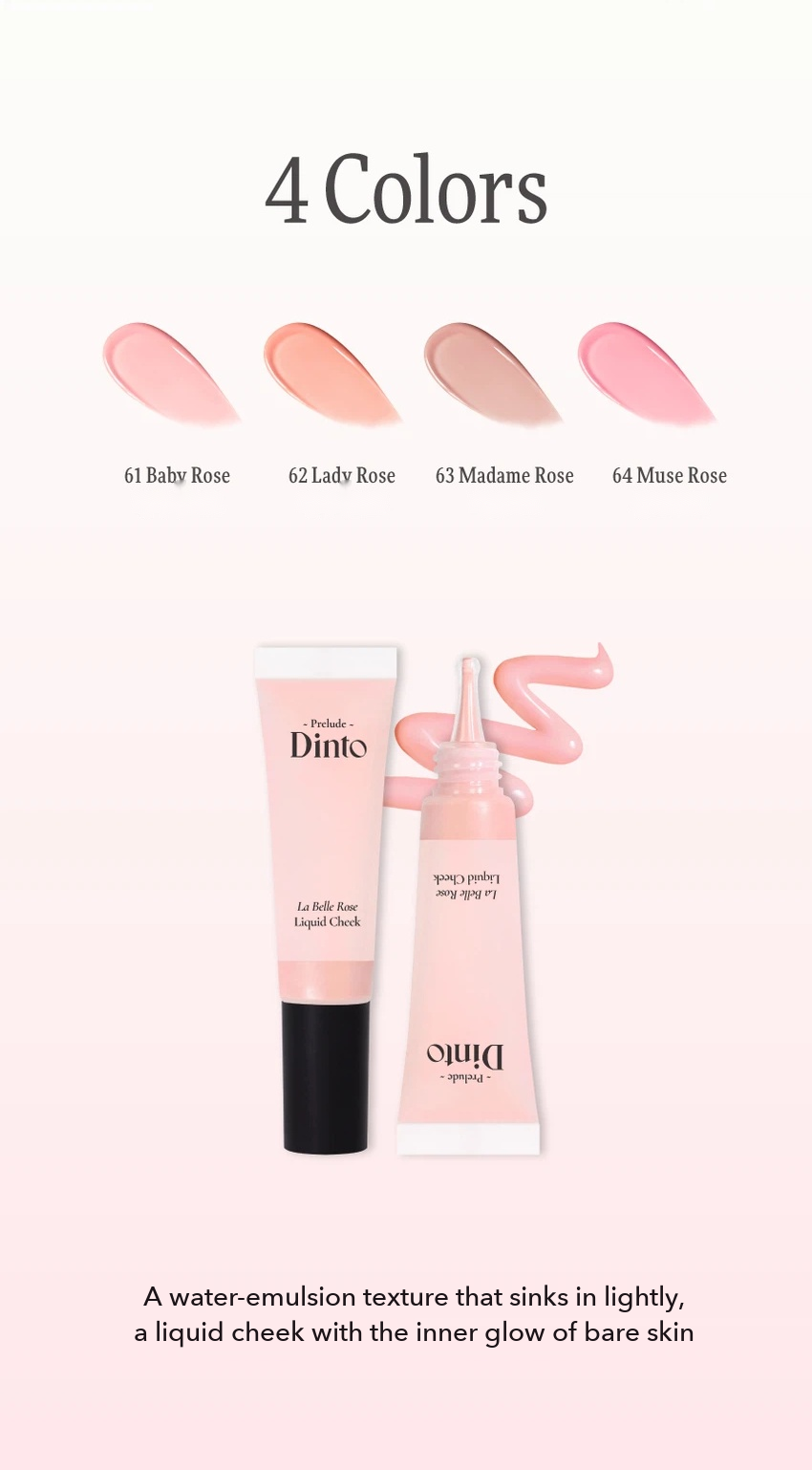 Prelude Dinto La Belle Rose Liquid Cheek 10ml detail 05