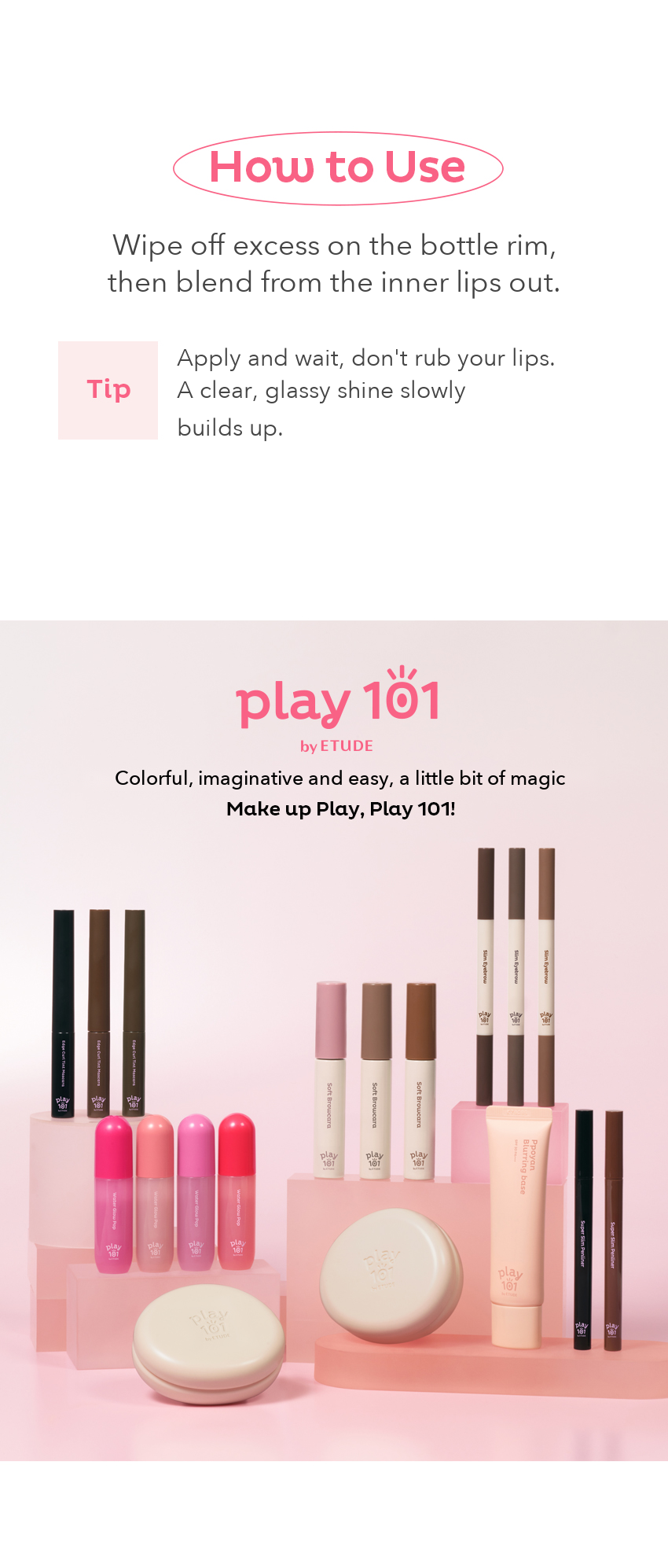 Play 101 by ETUDE Water Glow Pop Tint 4g detail 09