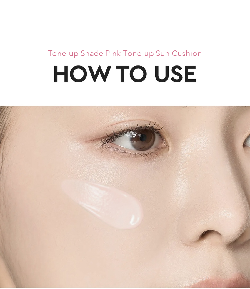 DEWYTREE Pink Tone-Up Sun Cushion detail 08