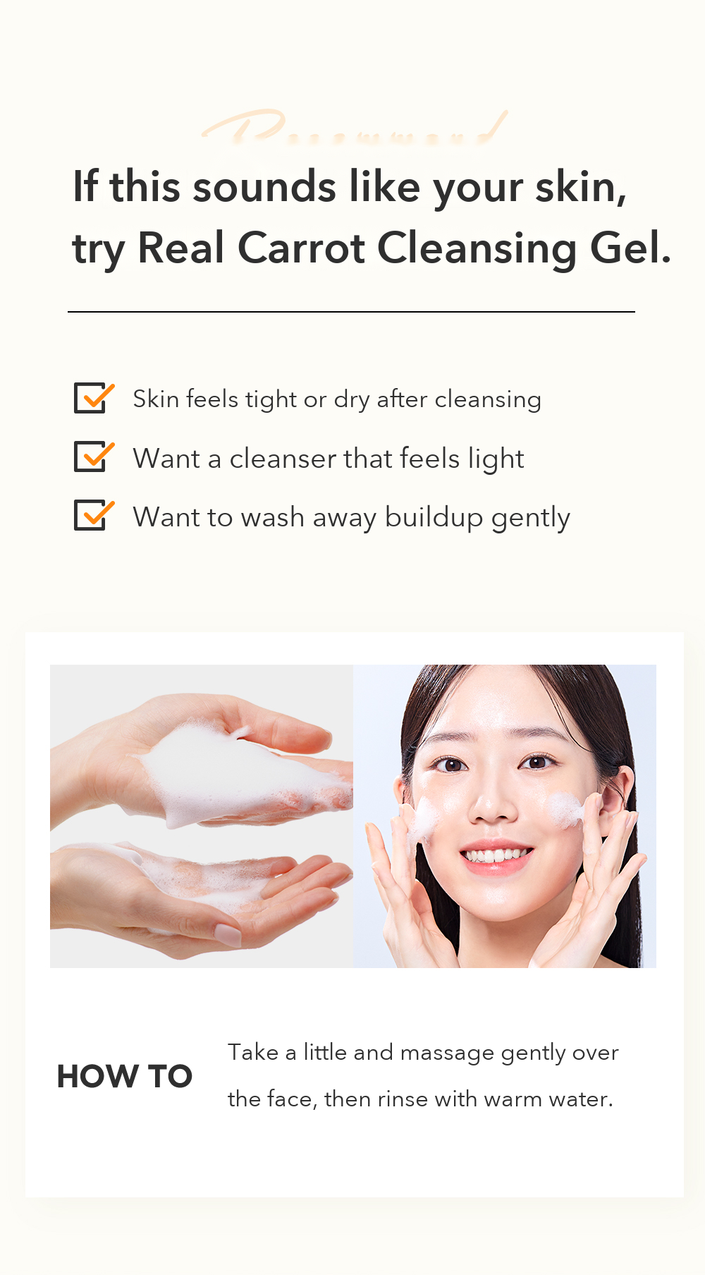 VPROVE Real Carrot Cleansing Gel detail 07