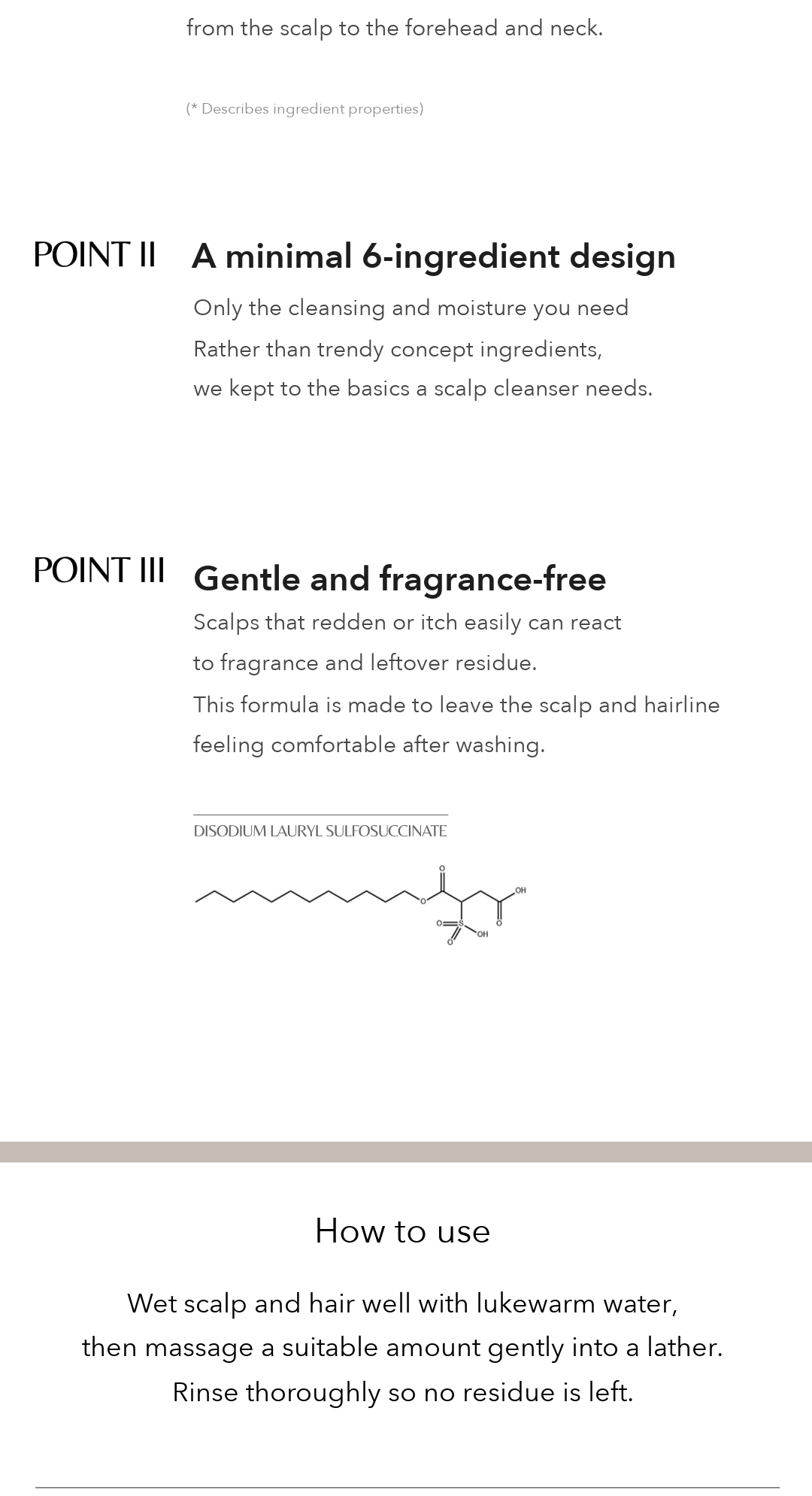 LA THEORIE Shampoo Scalp Balance detail 04