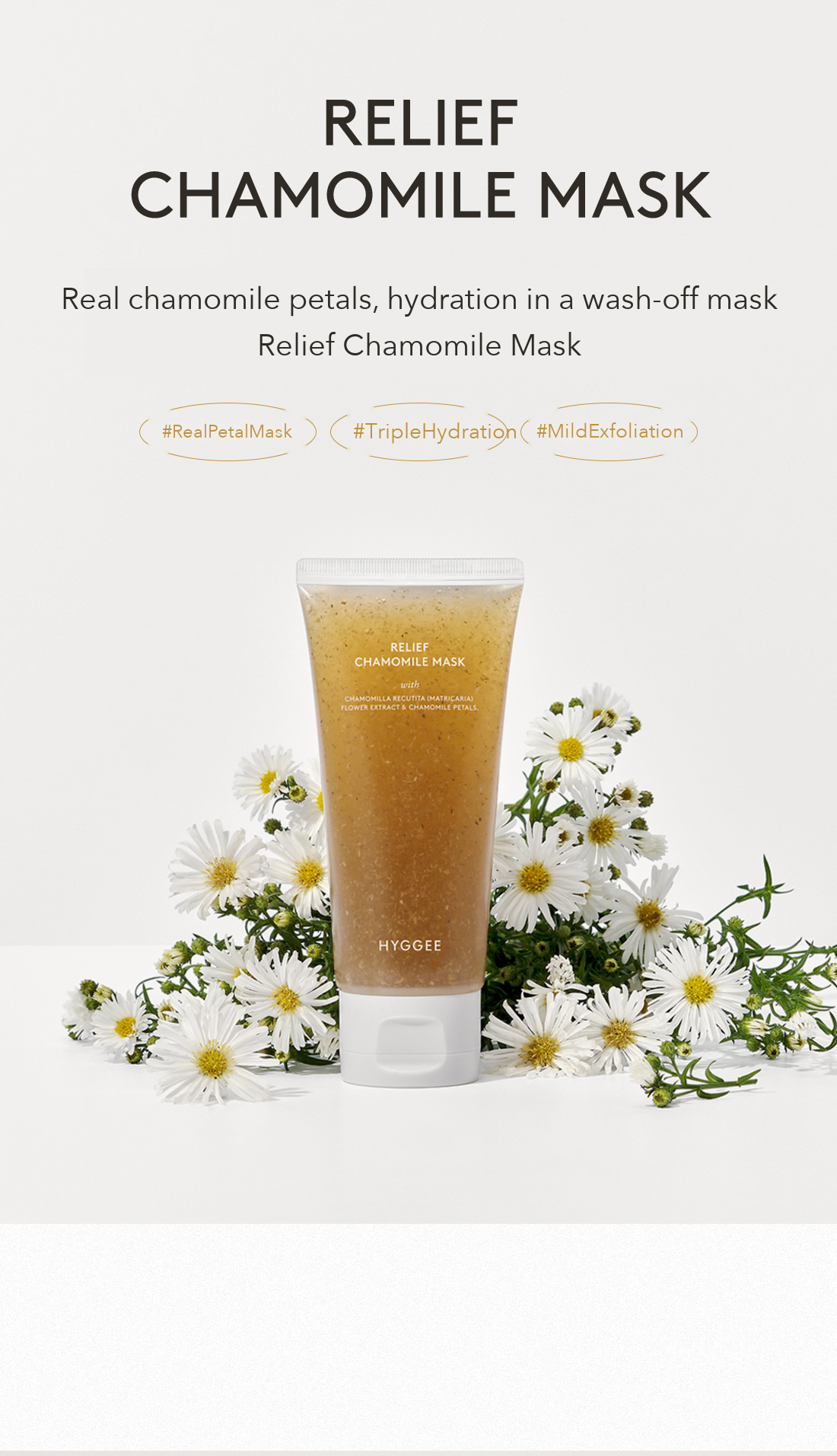 HYGGEE Relief Chamomile Mask detail 1