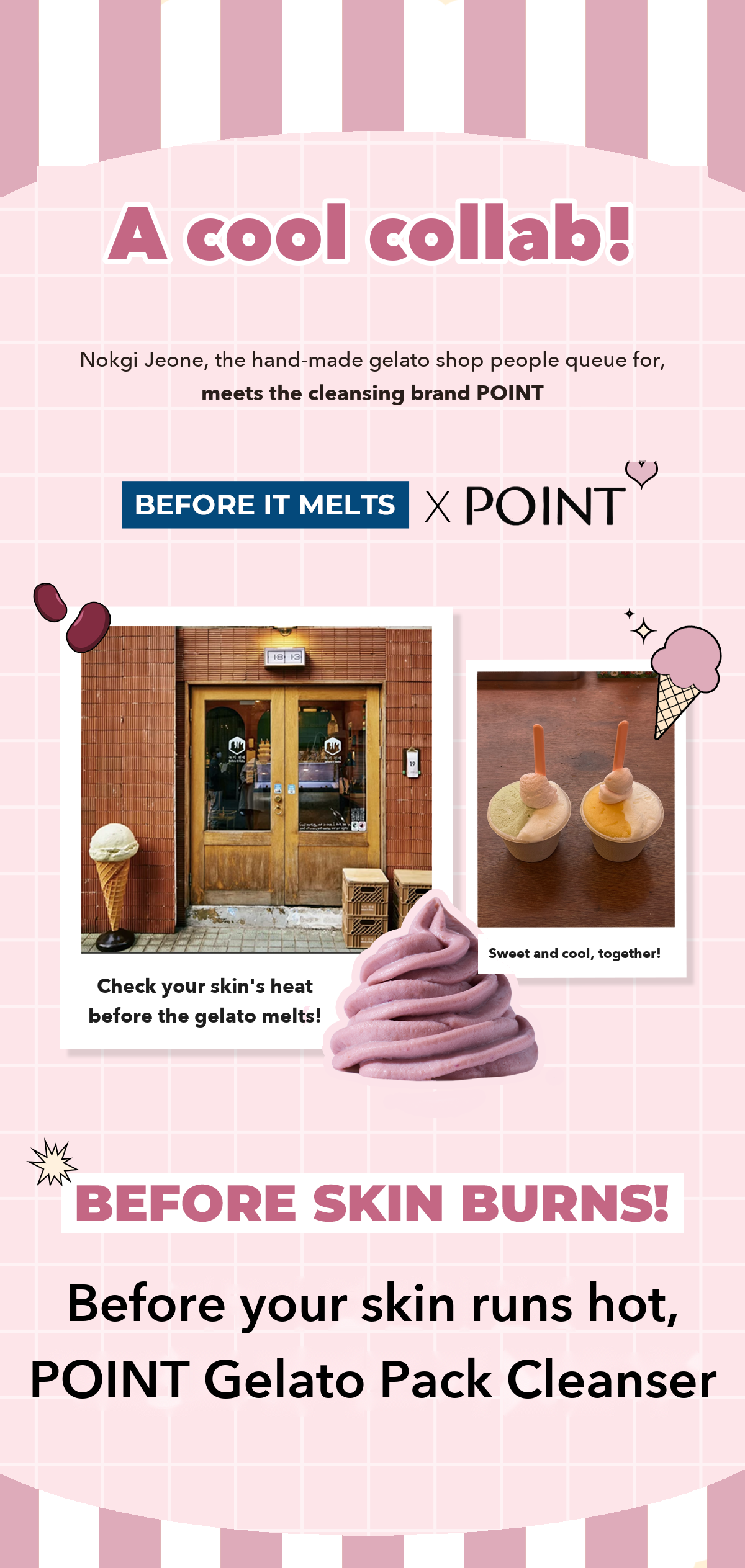 POINT Gelato Red Bean Pack Cleanser detail 01