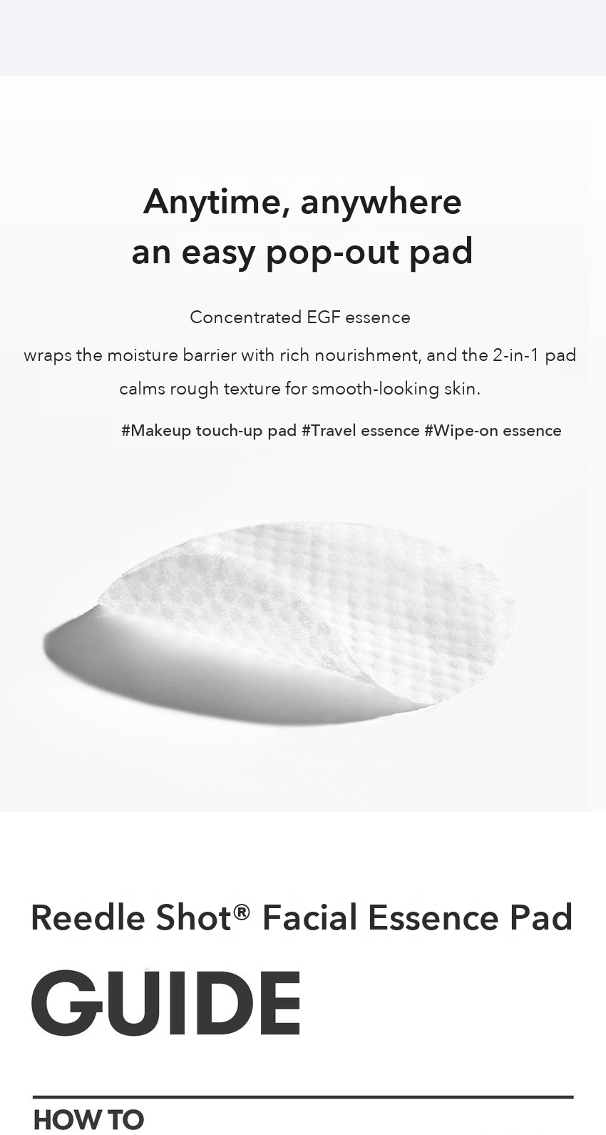VT Reedle Shot Facial Repair EGF Essence Pad 8 Pads detail 07