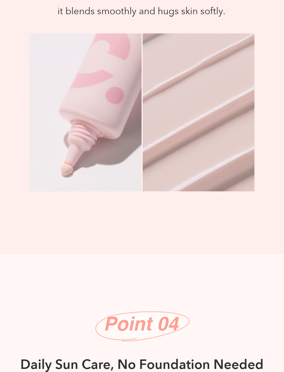 CODE GLOKOLOR Pink Blur Control Base detail 8