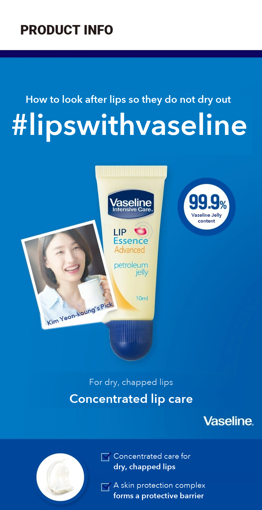 Vaseline Intensive Care Lip Essence detail 02