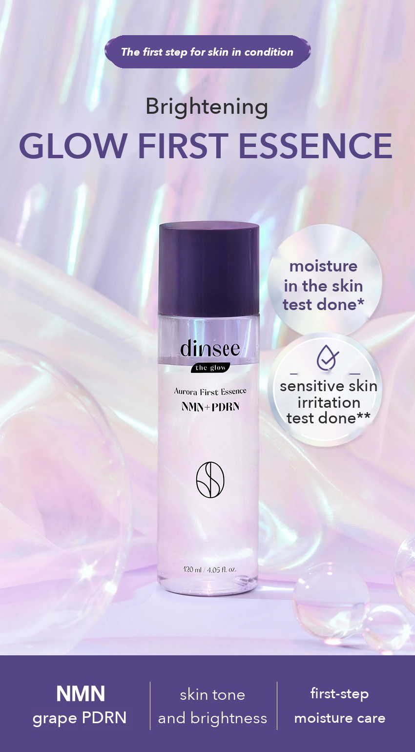 dinsee the glow Aurora First Essence detail 01