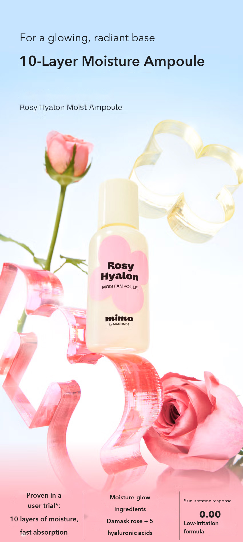 MIMO by MAMONDE Rosy-Hyalon Moisture Ampoule detail 2