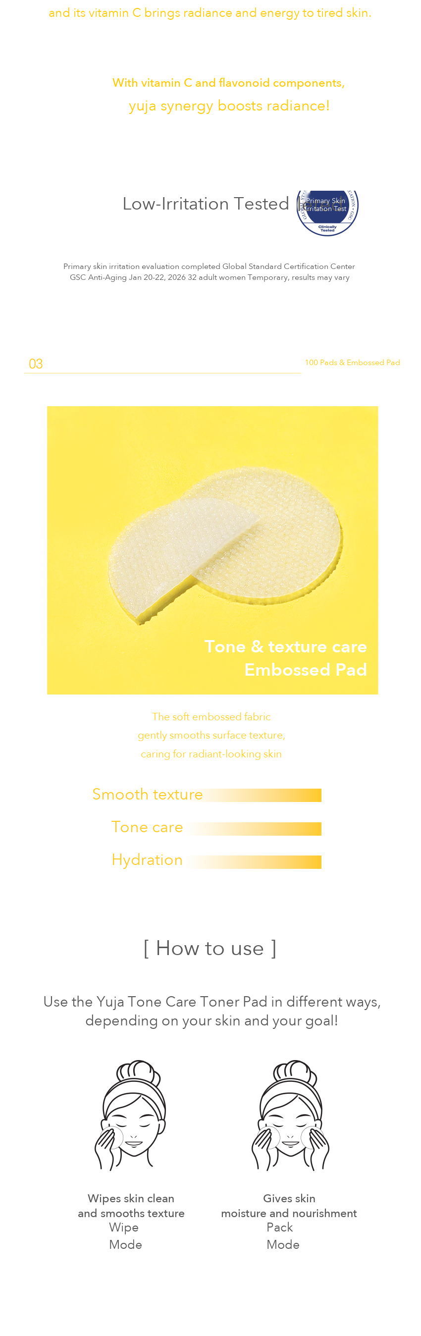 ASUS Yuja Tone Care Toner Pad detail 03