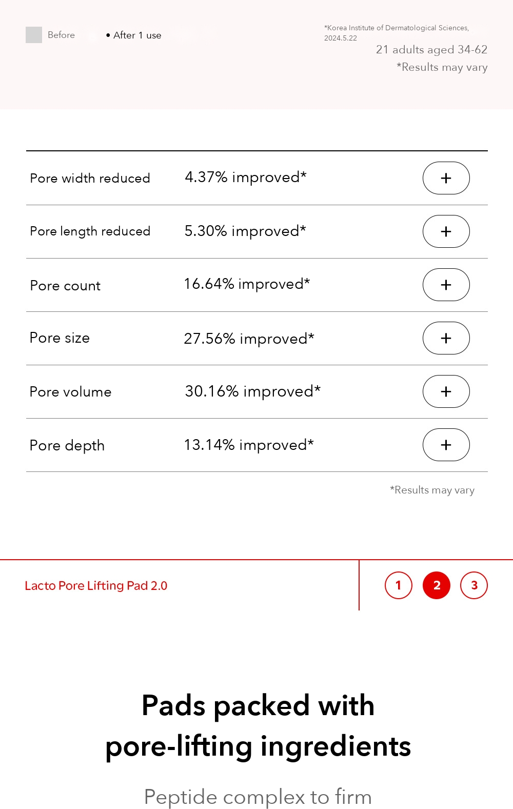 MEDIPEEL Lacto Pore Lifting Pad 2.0 Refill detail 8