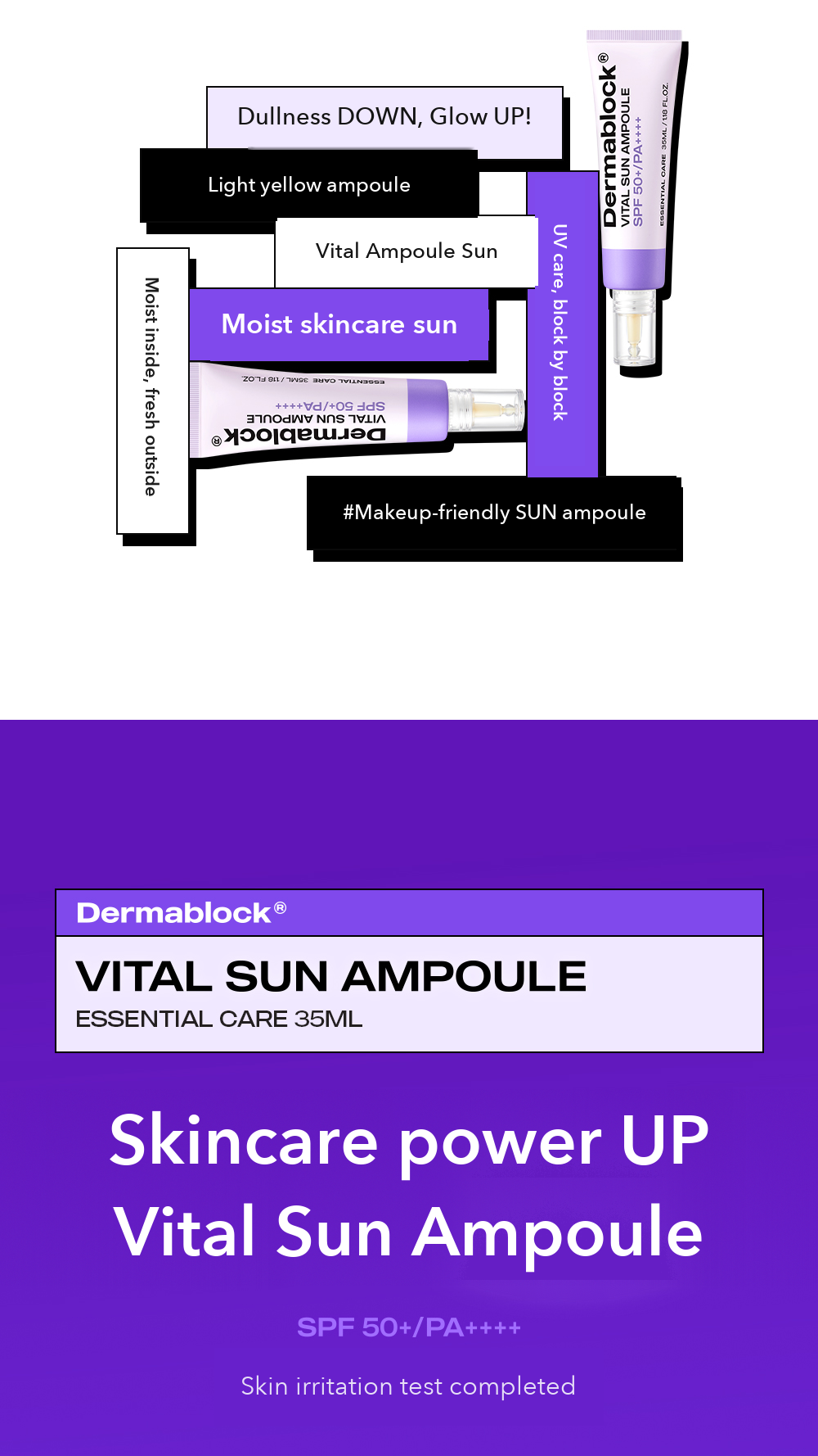 DERMABLOCK Vital Sun Ampoule 35ml detail 02