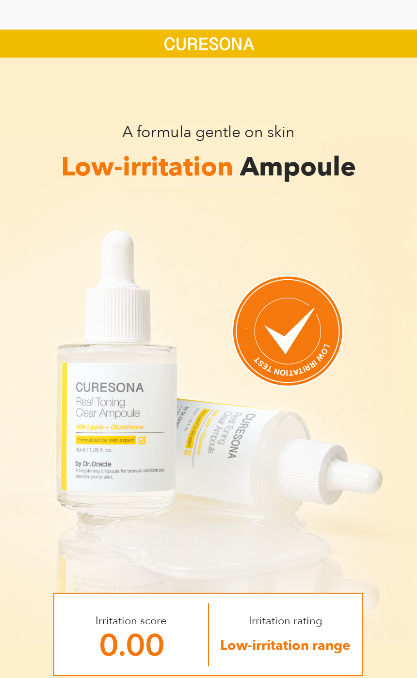 Dr.Oracle Curesona Real Toning Clear Ampoule 40ml detail 05