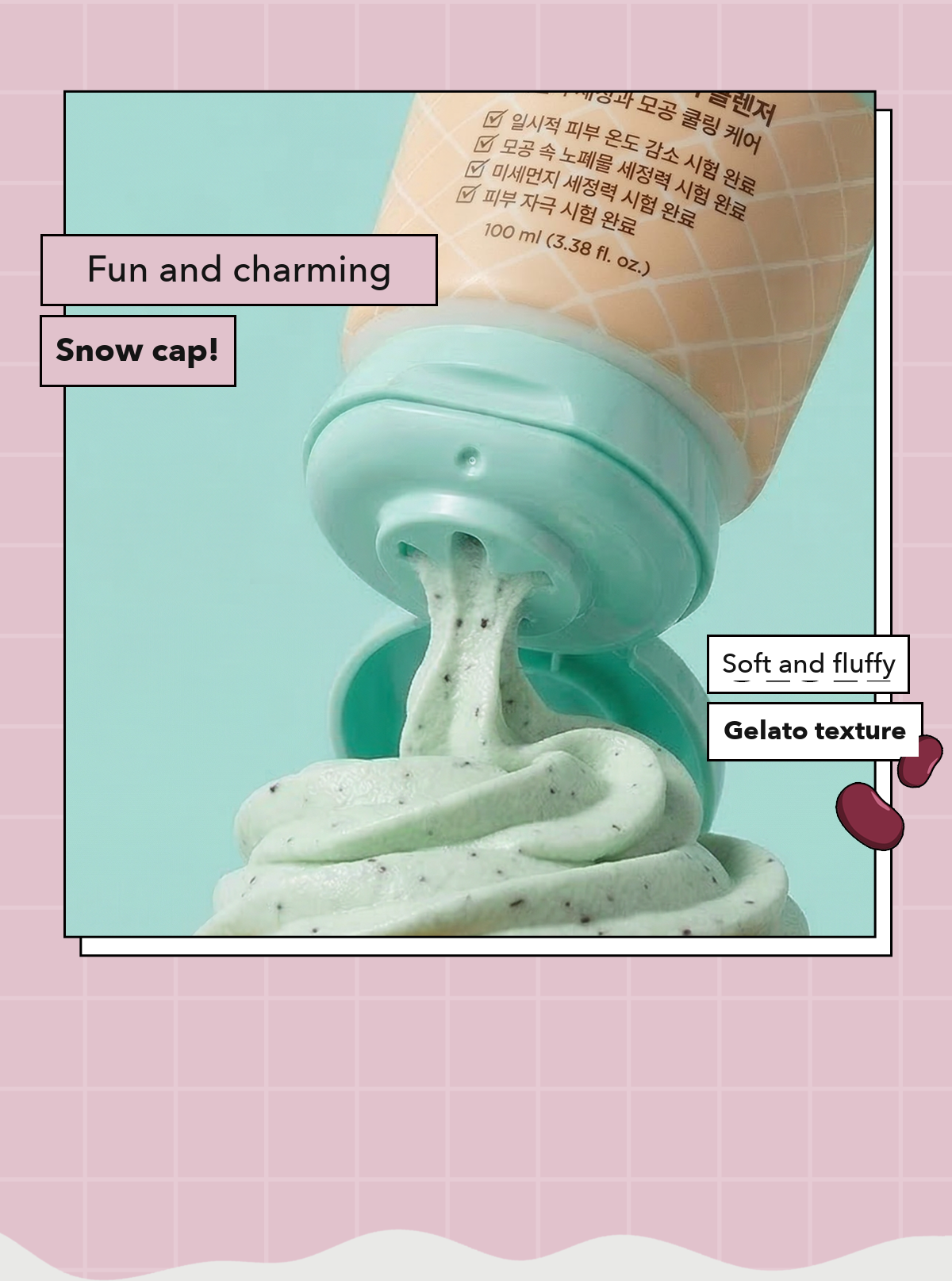 POINT Gelato Red Bean Pack Cleanser detail 11