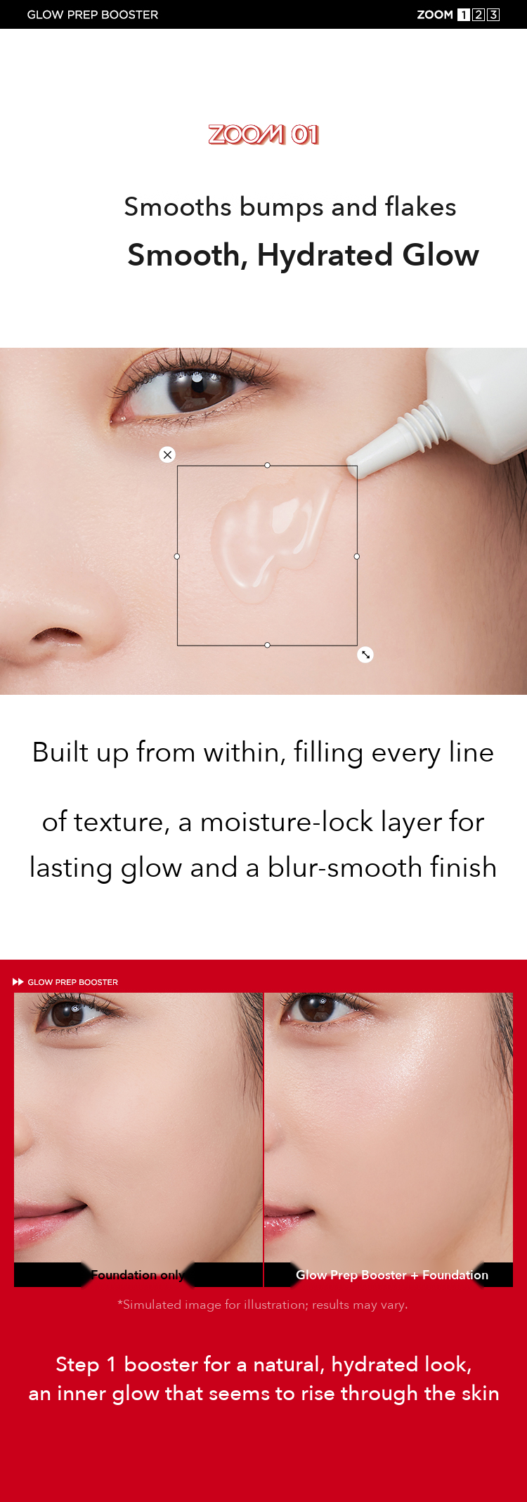 ZOOM by JUNGSAEMMOOL Glow Prep Booster 30ml detail 04