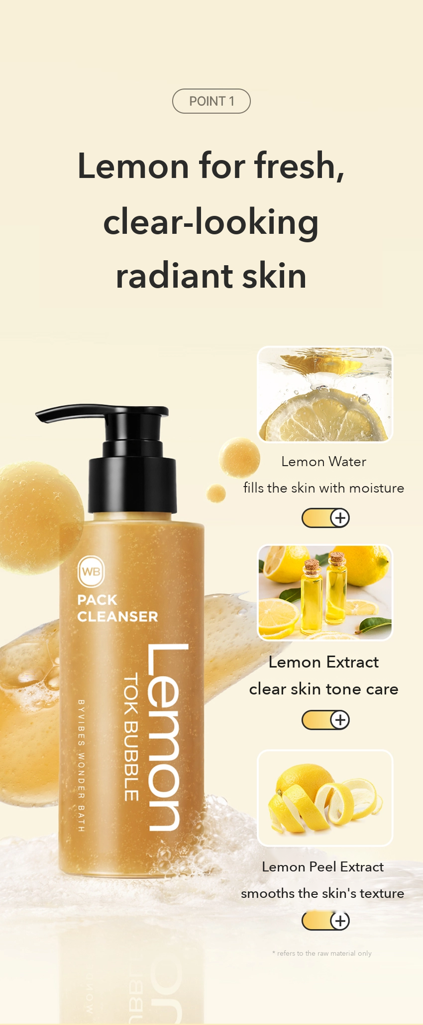 Wonder Bath Lemon Tok Bubble Pack Cleanser detail 04