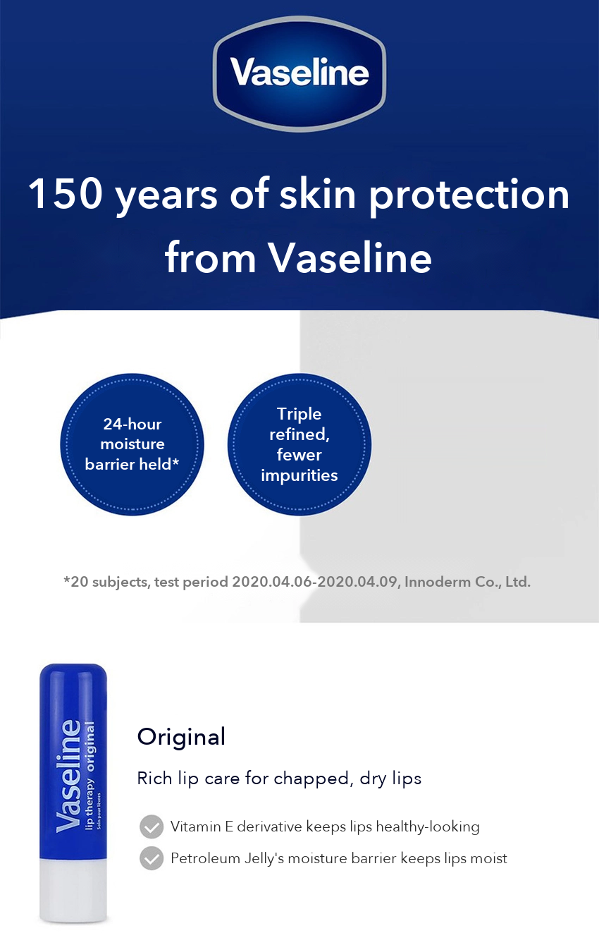 Vaseline Lip Therapy Original 2-Pack detail 2
