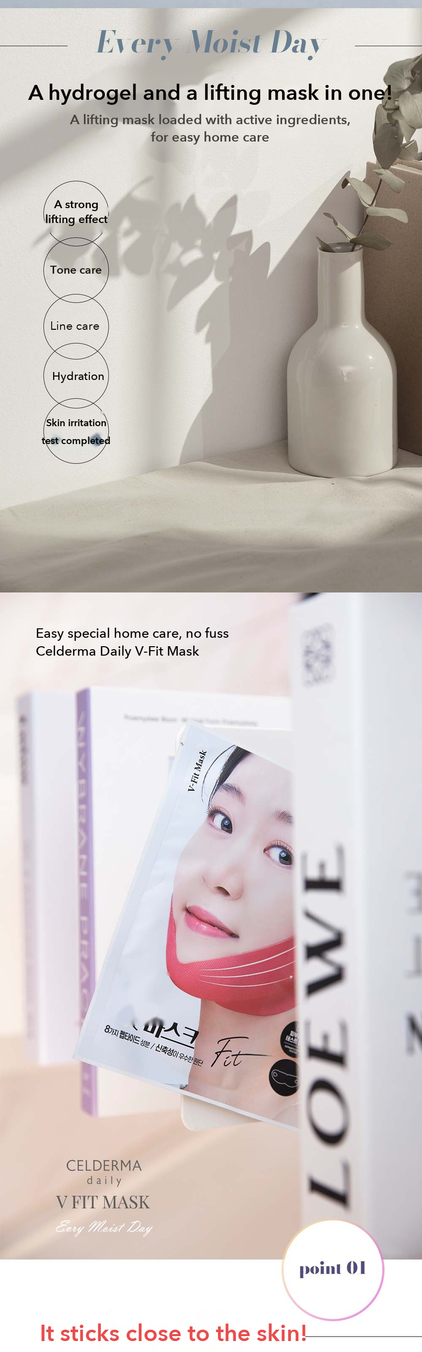 CELLDERMA daily V-Fit Mask detail 2