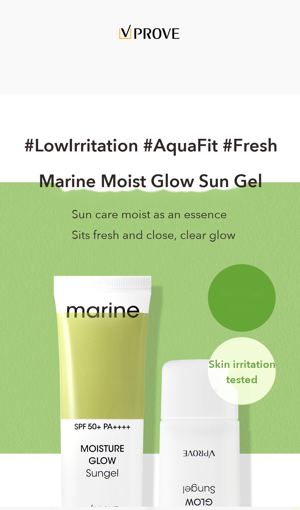 VPROVE Marine Moisture Glow Sun Gel detail 02