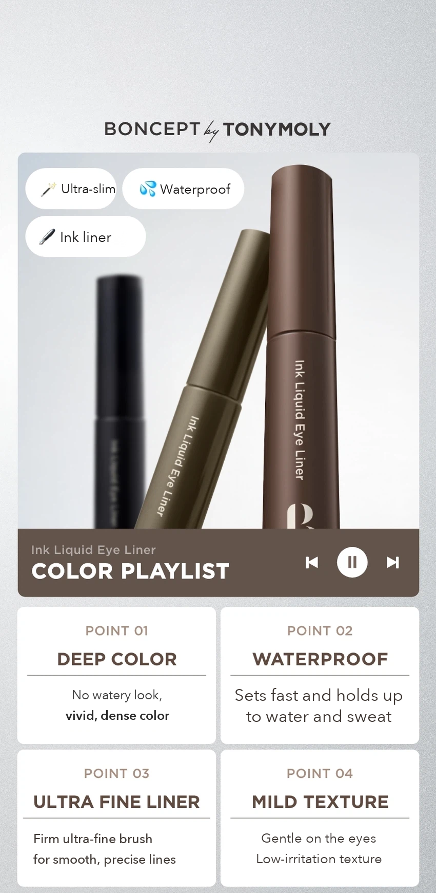 BONCEPT Ink Liquid Eyeliner detail 05