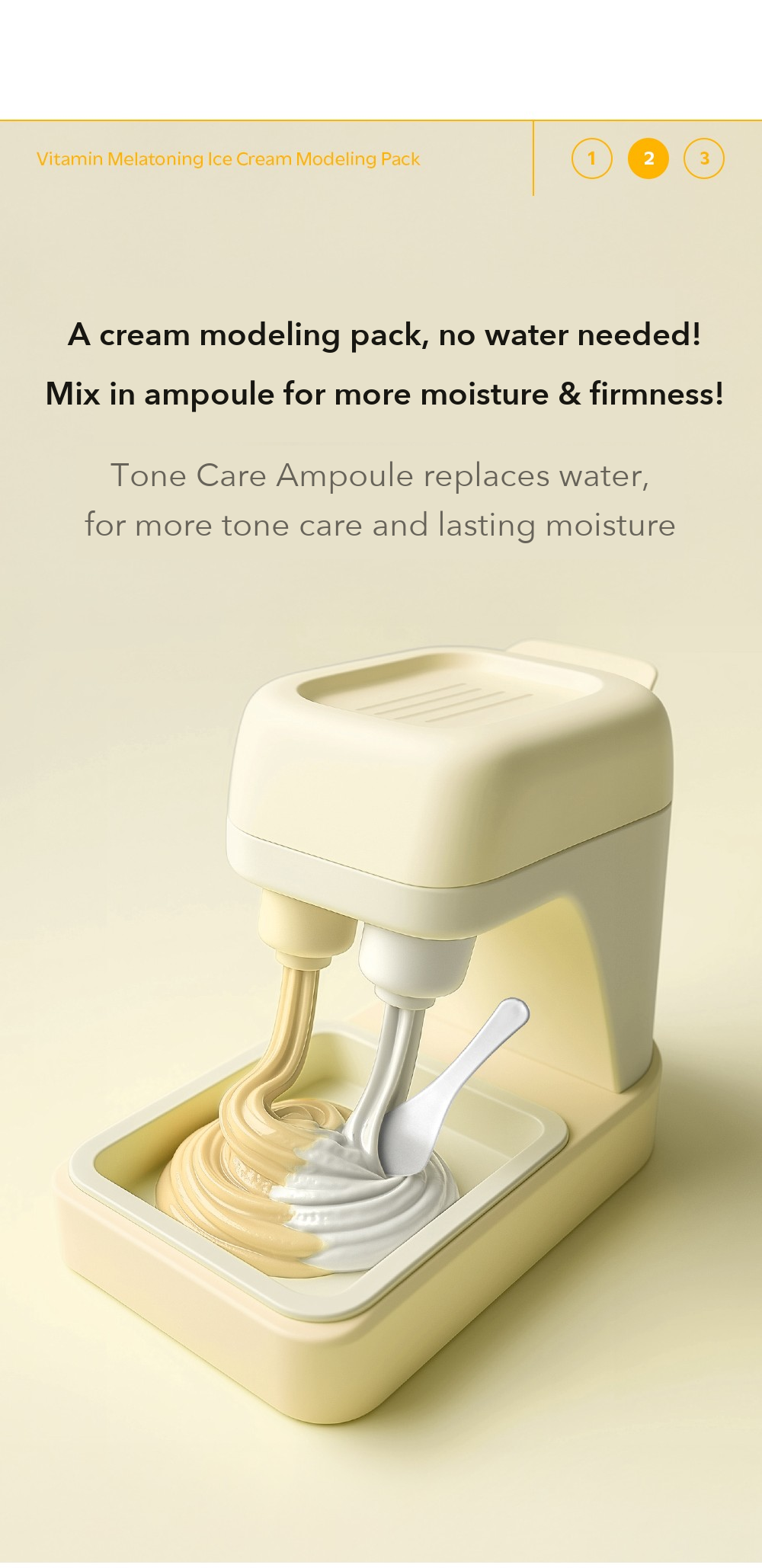 MEDIPEEL Vitamin Tone Care Ice Cream Modeling Pack detail 05