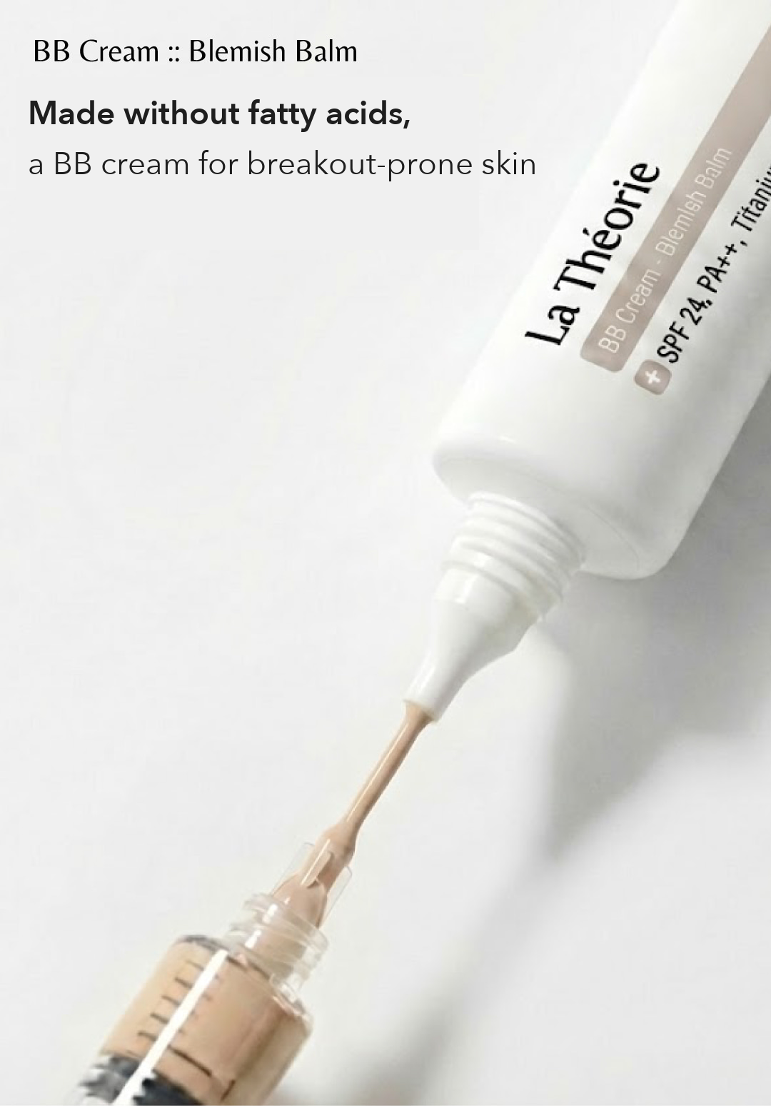 LA THEORIE BB Cream Blemish Balm detail 01