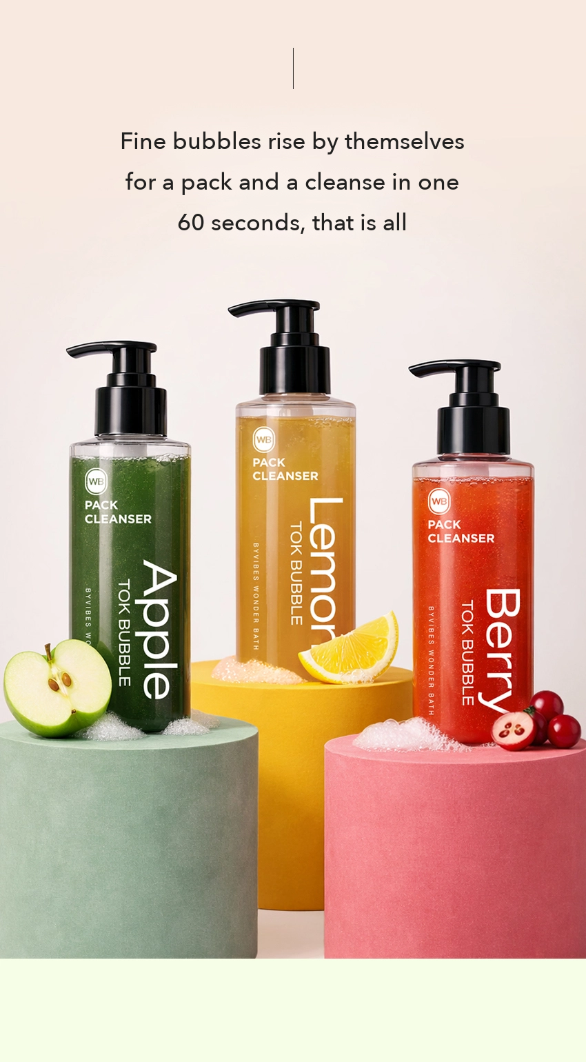 Wonder Bath Apple Tok Bubble Pack Cleanser detail 02