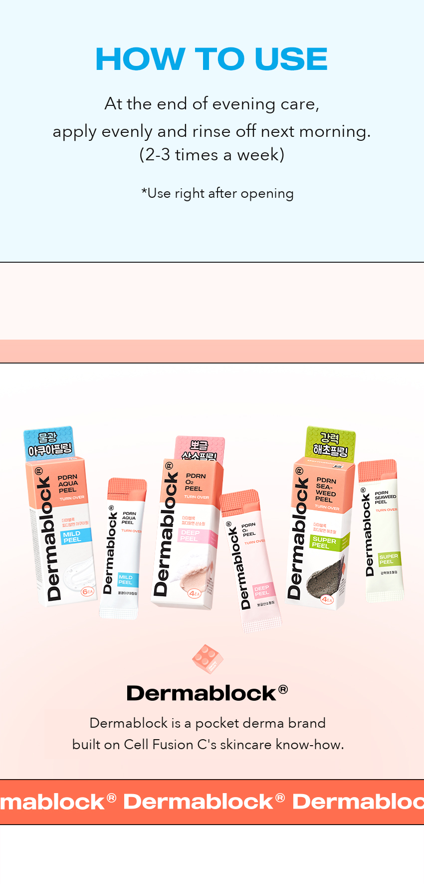 DERMABLOCK PDRN Aqua Peel detail 06