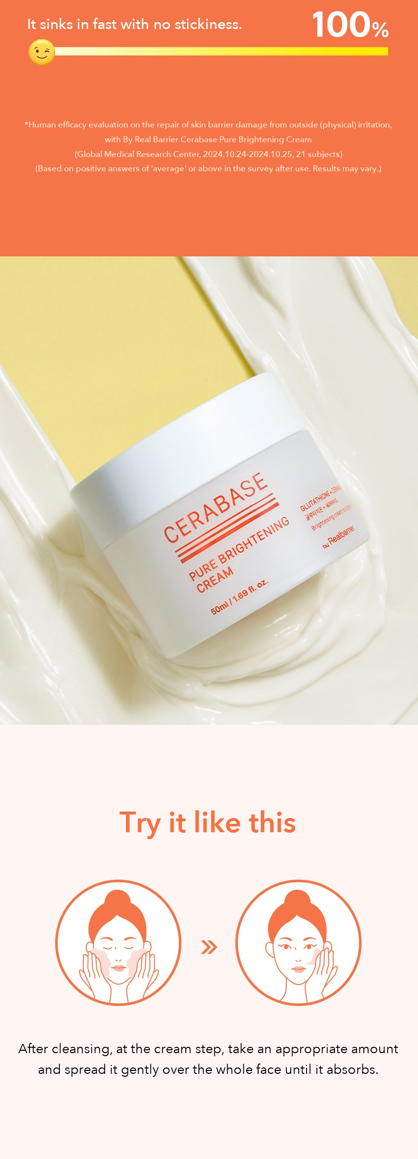 By Real Barrier Cerabase Pure Brightening Cream 50ml detail 08