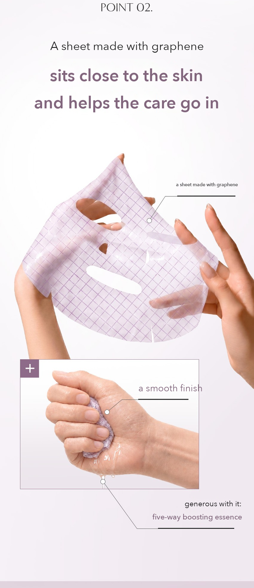 AROCELL Peptacollagen Graphene Mask detail 06