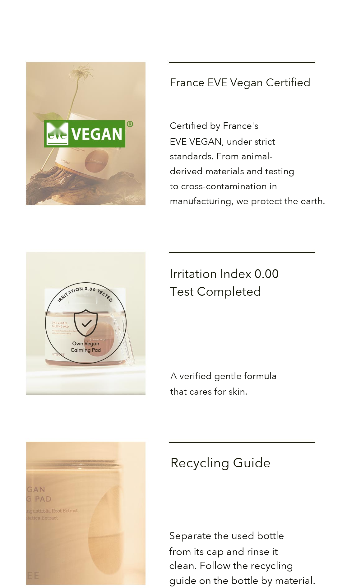 HYGGEE Own Vegan Calming Pad detail 29