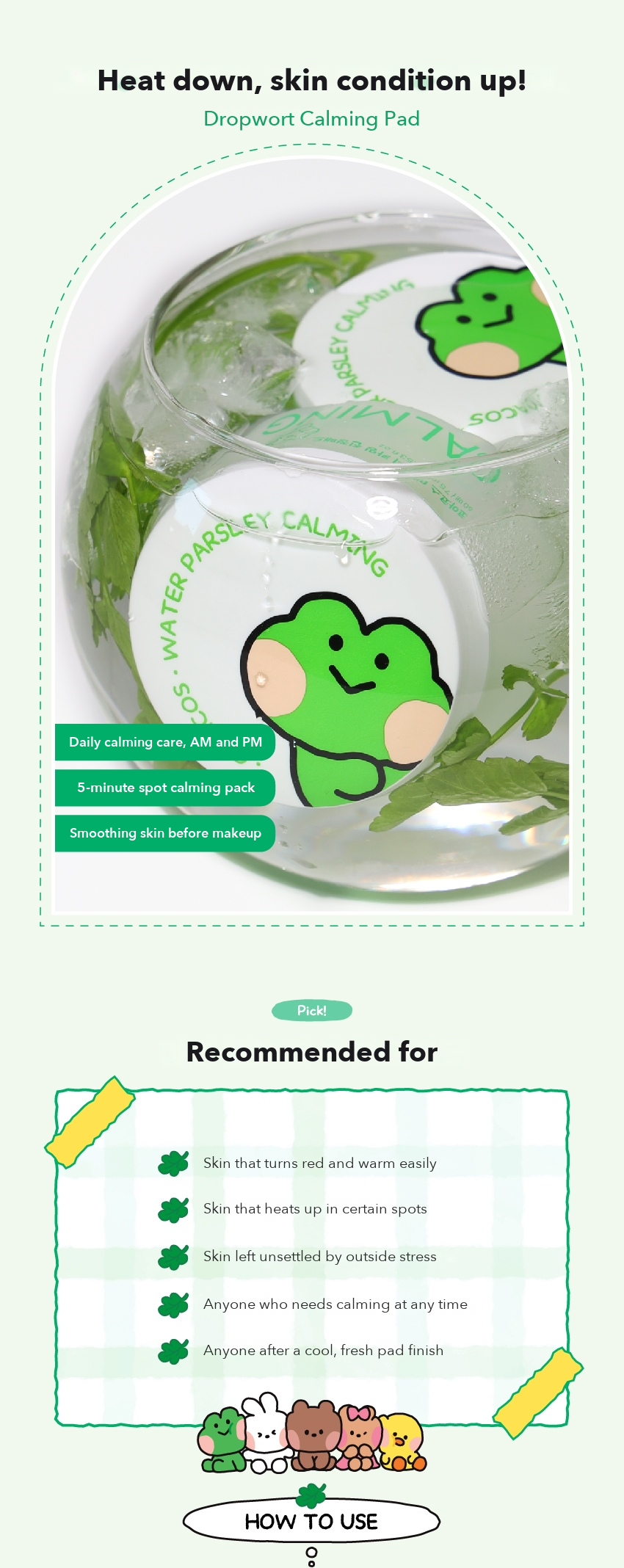 COACOS Dropwort Calming Pad detail 05