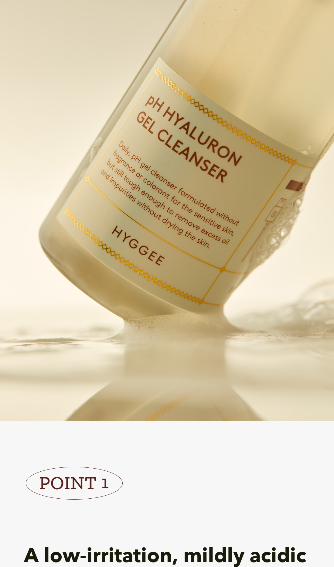 HYGGEE pH Hyaluron Gel Cleanser detail 8