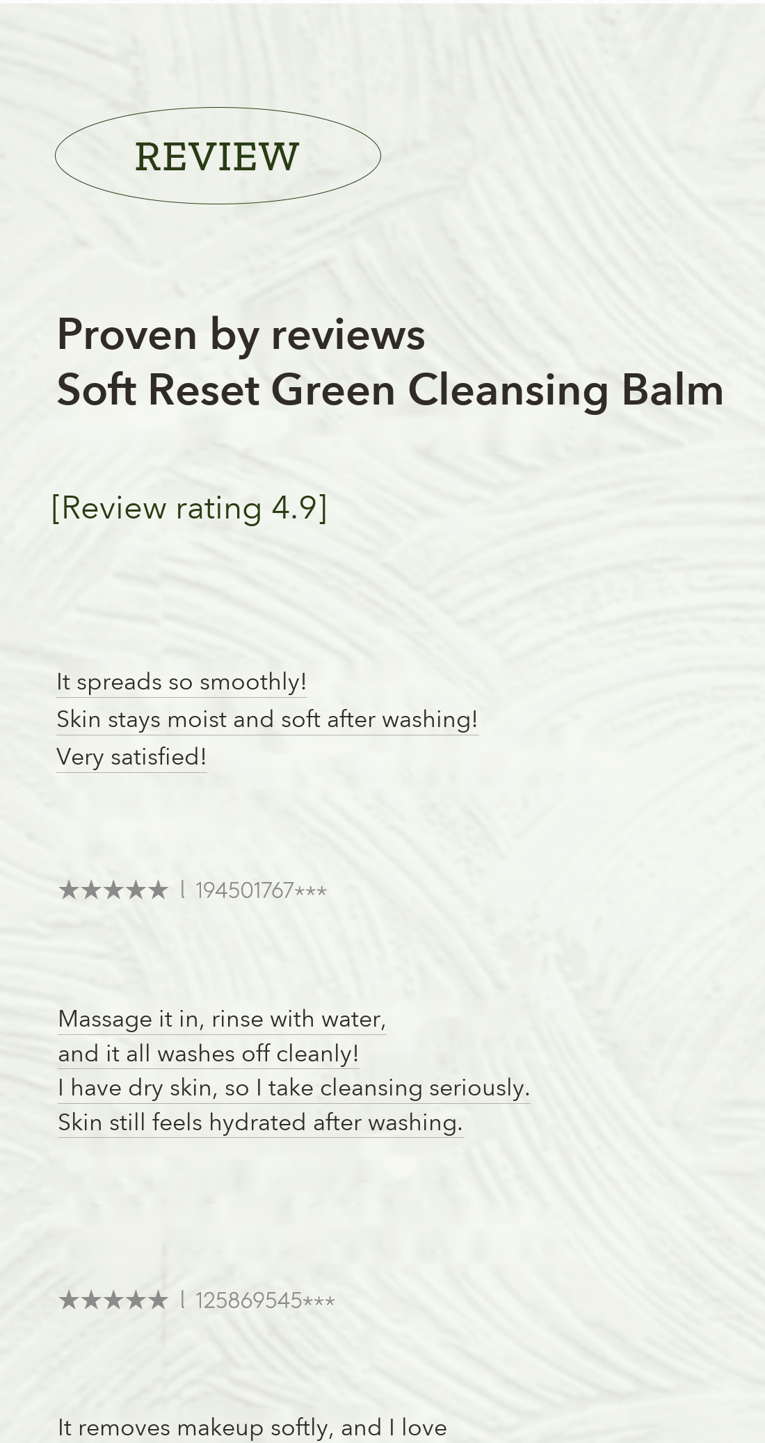 HYGGEE Soft Reset Green Cleansing Balm detail 12