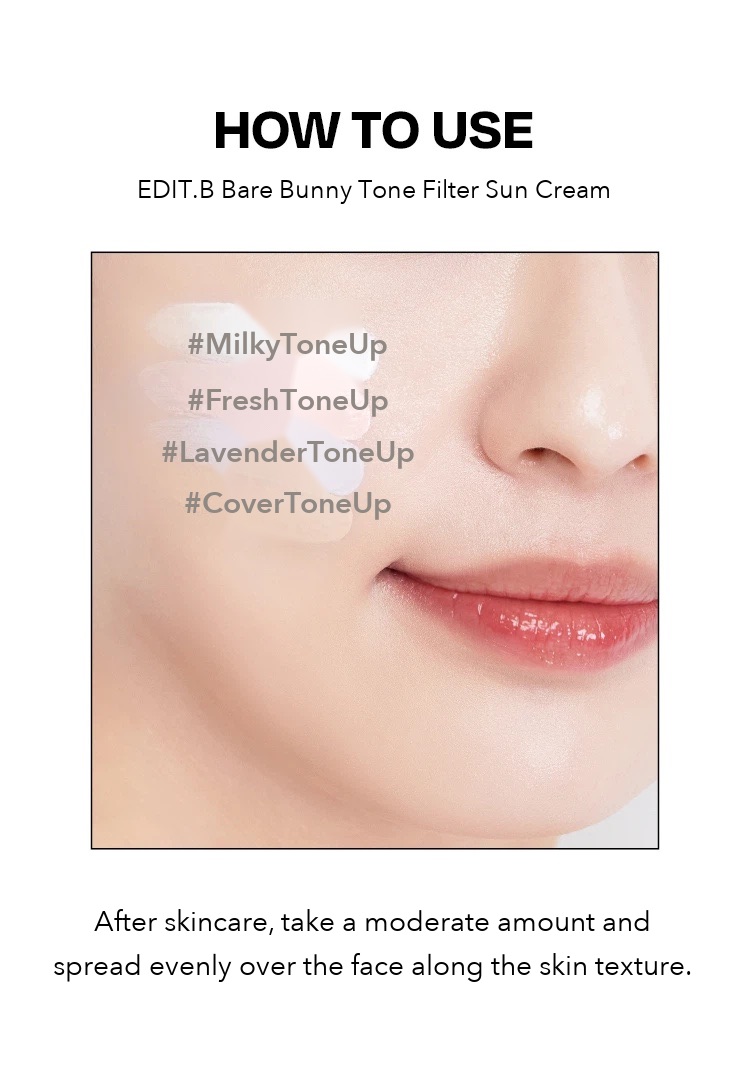 EDIT.B Bare Bunny Tone Filter Sun Cream detail 008