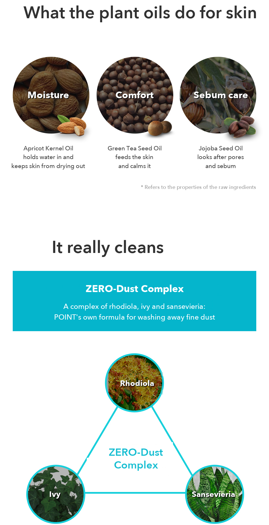 POINT Deep Clean Cleansing Oil detail 2