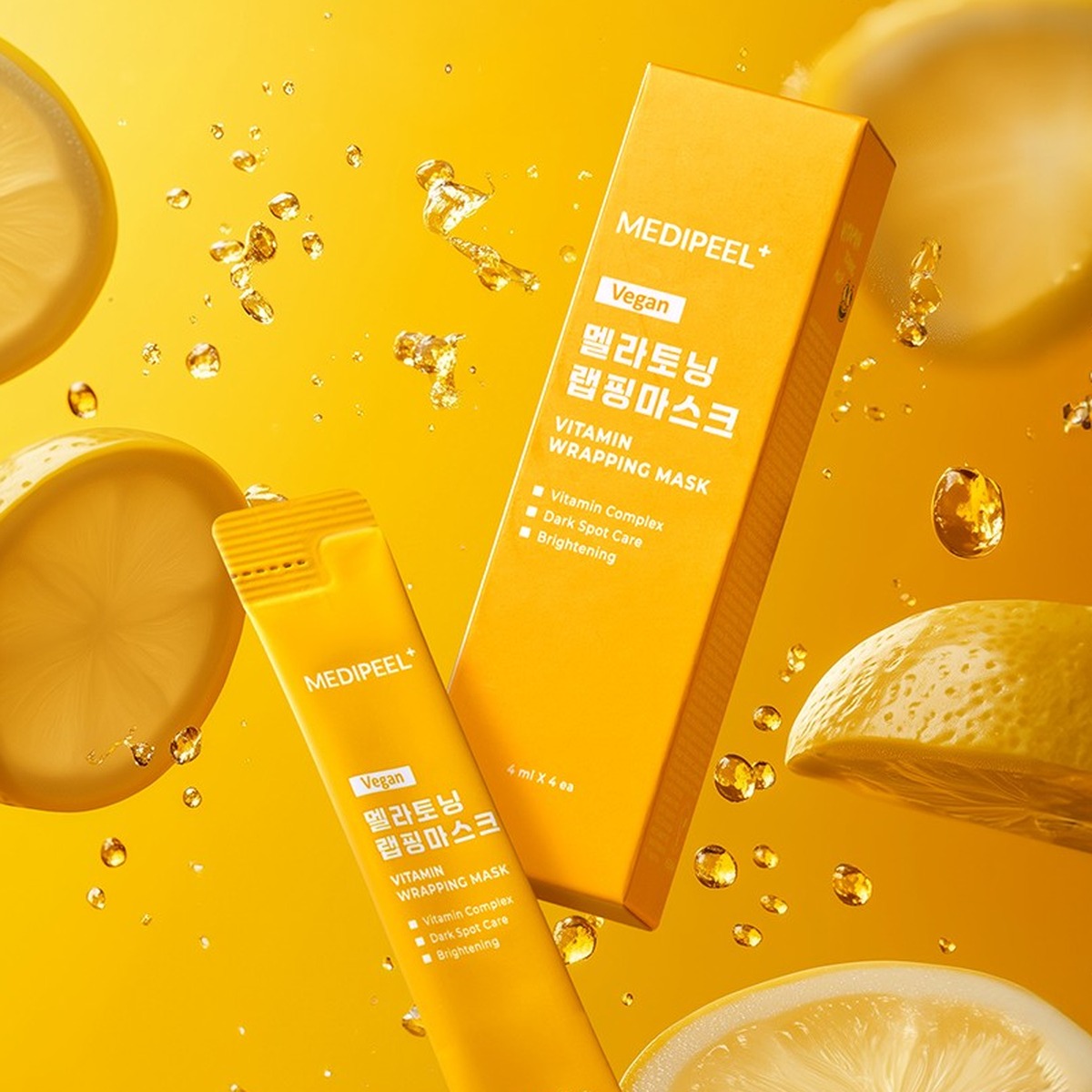 MEDIPEEL Vitamin Mela Toning Wrapping Mask 4ml x 4