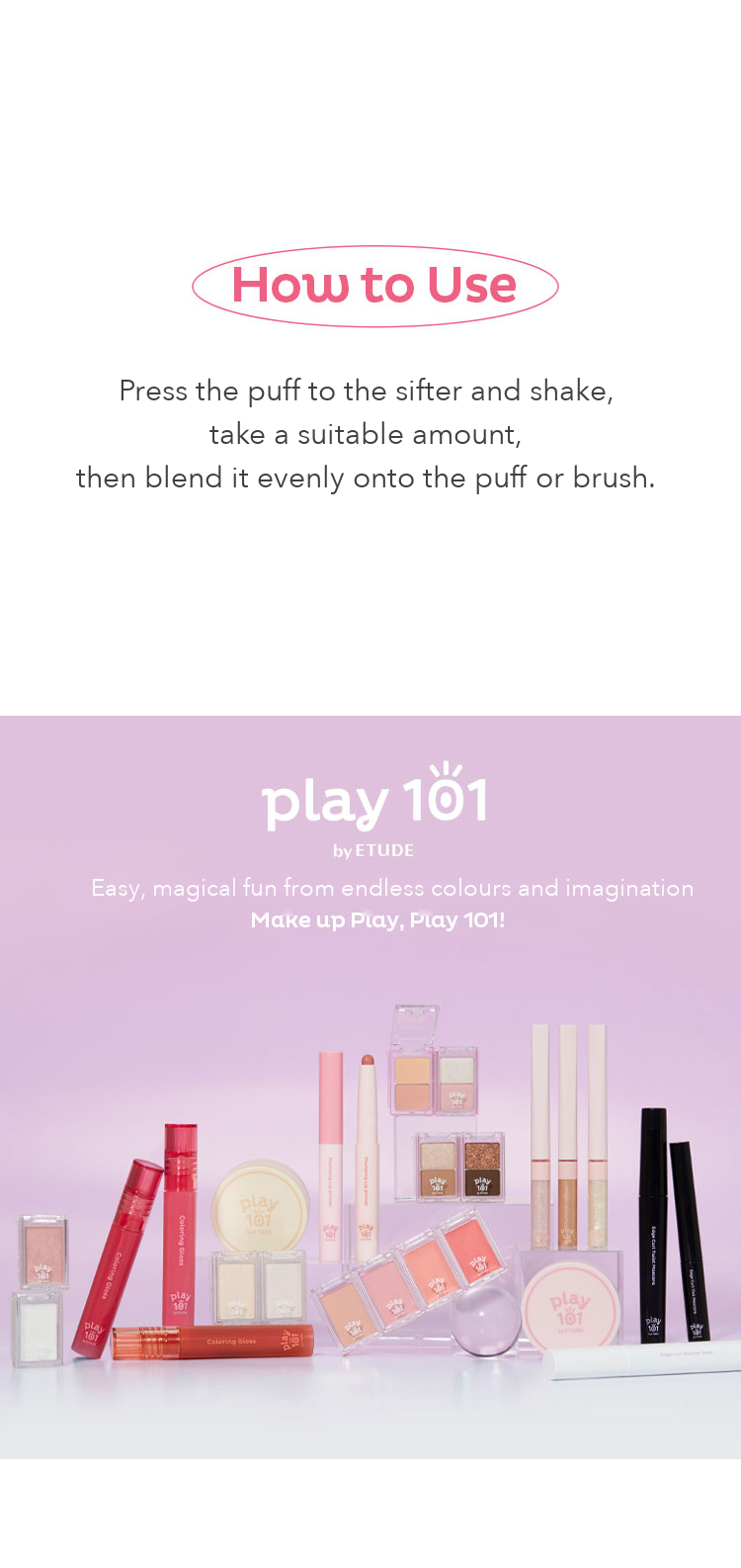 Play 101 by ETUDE Finish Loose Powder 5g detail 05