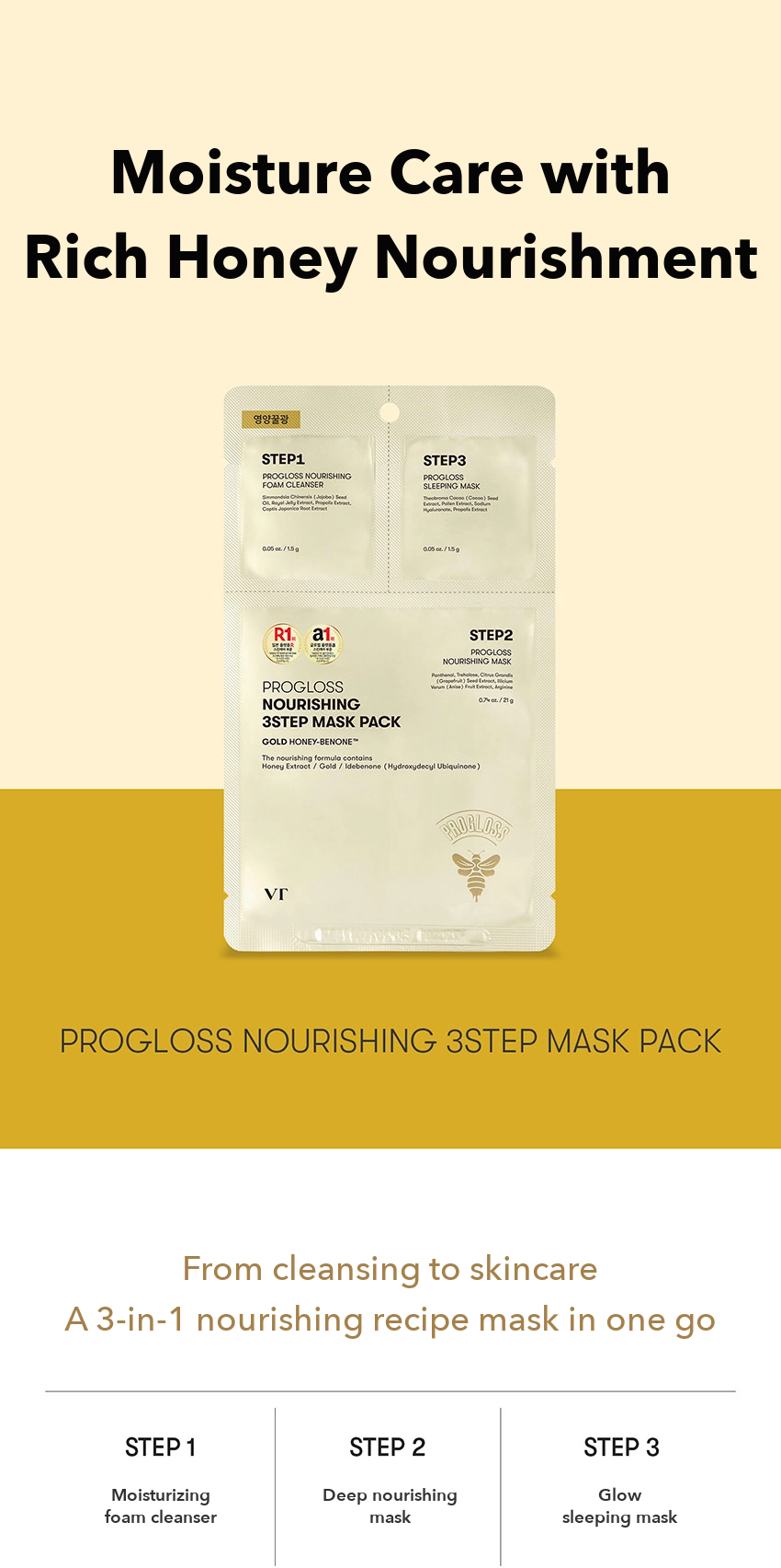 VT Progloss Nourishing 3-Step Mask Pack detail 01