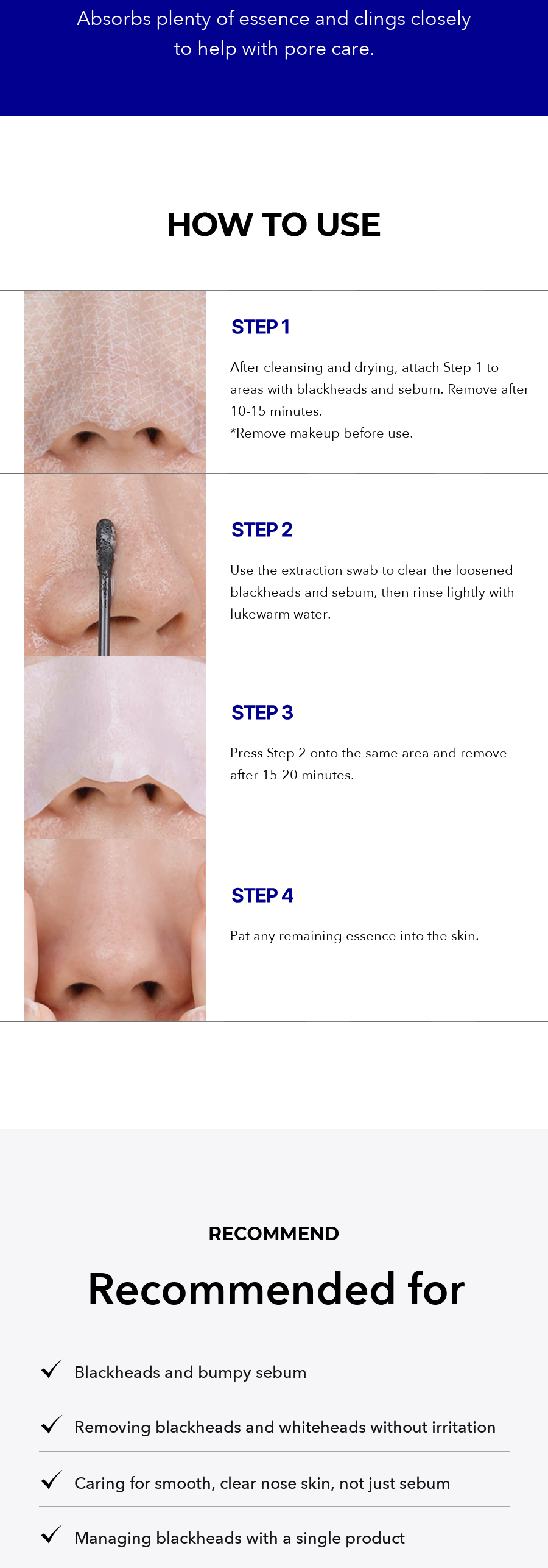 MEDIPEEL Blackhead Out Nose Pack how to use