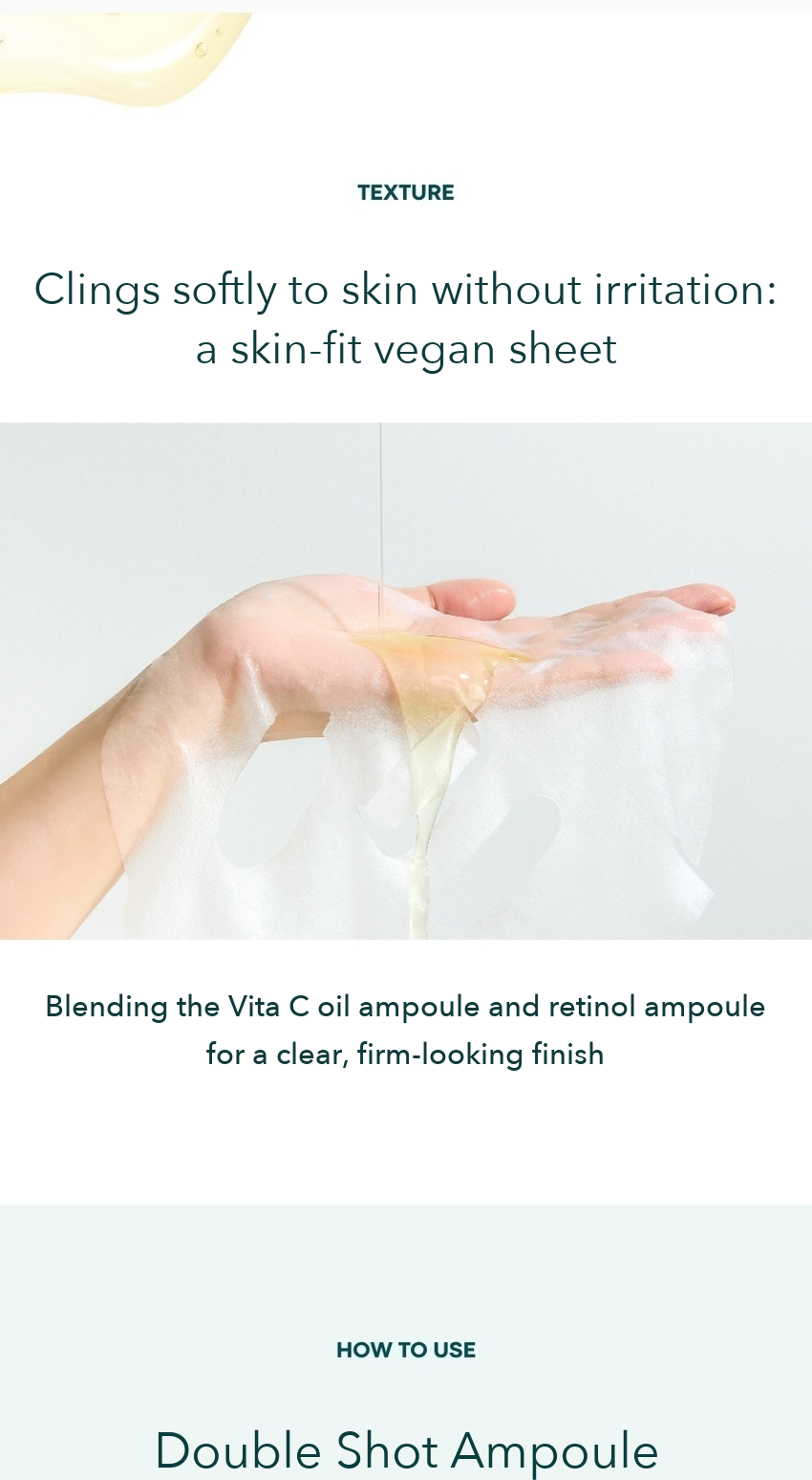 BONCEPT Vita C Double Shot Ampoule Mask detail 10
