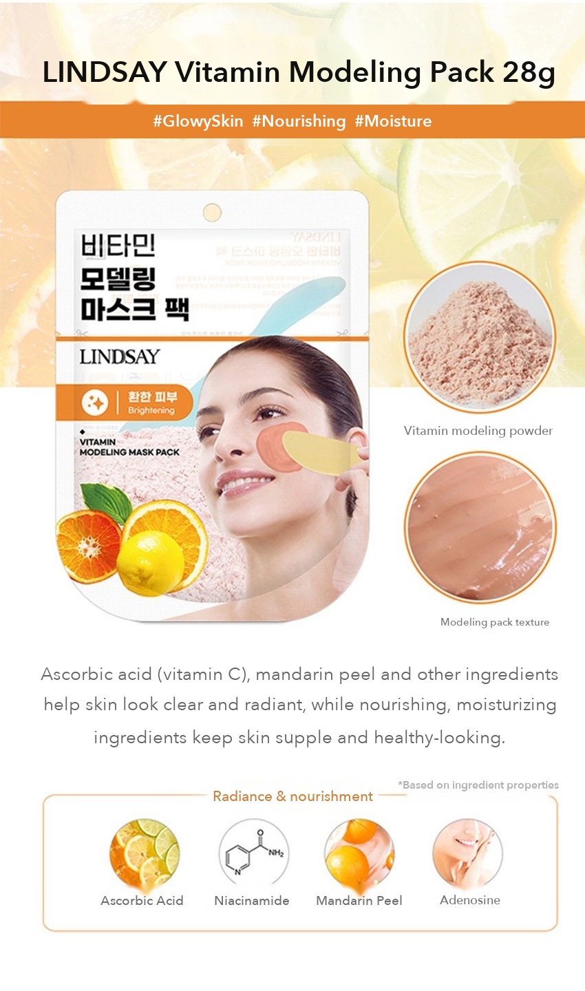 Lindsay Modeling Mask Pack Vitamin 28g 7