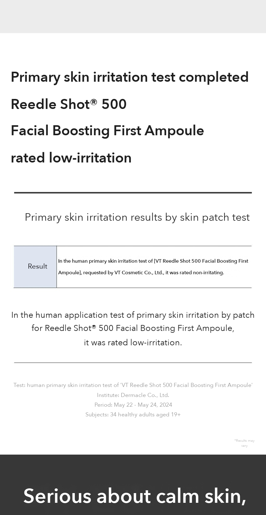 VT Reedle Shot 500 Facial Boosting First Ampoule 2ml x 8 detail 04